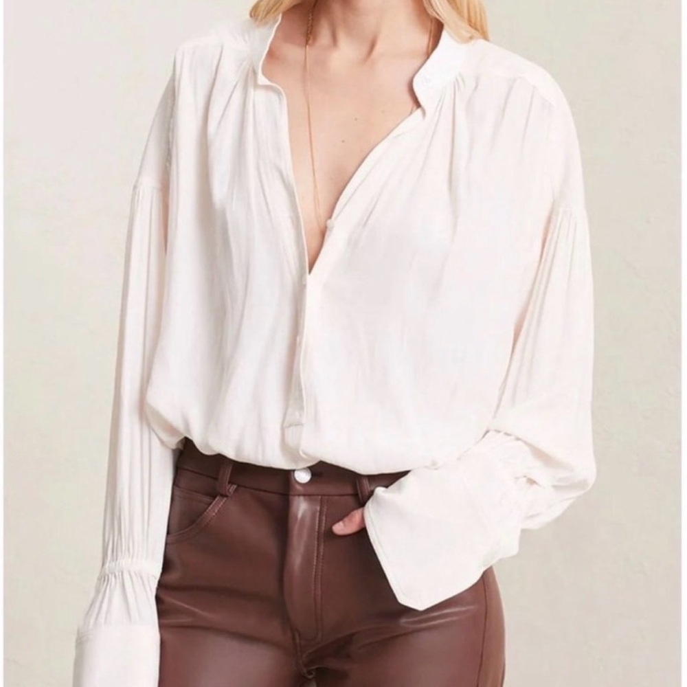 A.L.C. Paulina ivory Blouse, 6